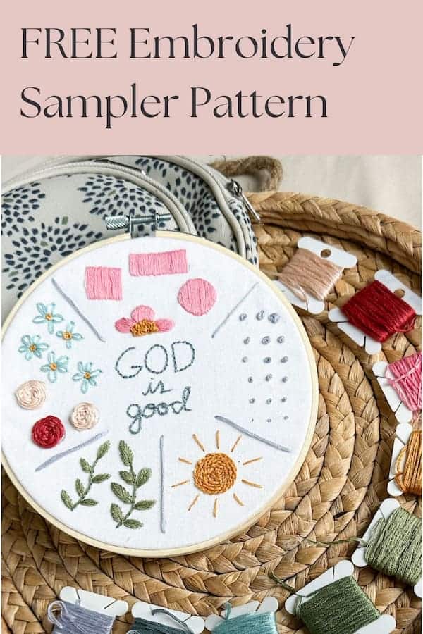 Pin for Learning the Nine Basic Embroidery Stitches